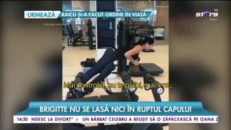 Brigitte Sfăt s-a apucat de sport şi s-a pus serios pe slăbit