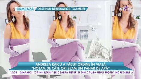 Andreea Raicu nu îşi menţine silueta zveltă numai prin sport, ci şi printr-un stil de viaţă sănătos