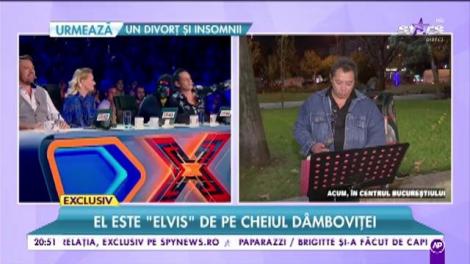 De pe străzile Centrului Vechi a ajuns la X Factor! Povestea lui "Elvis de pe Cheiul Dâmboviţei". Romulus Țîrdea: "Visam să cânt pe scene mari. E greu, dar am speranţa că va fi mai bine"