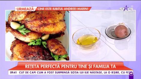 Chef Ralu ne pregătește pui cu usturoi la cuptor