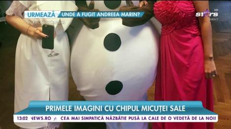 Simona Gherghe, o adevărată apariție, la botezul fiicei sale, Ana Georgia. Micuța a arătat ca o adevărată prințesă