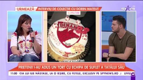 Fiul lui Vasile Turcu, prima aniversare fără tatăl său. Prietenii i-au făcut o surpriză