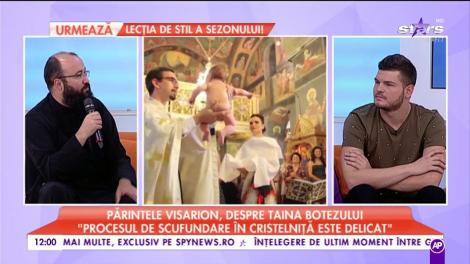 Părintele Visarion, despre pericolele botezului! La ce trebuie să fie atent orice părinte: "Se produce o violentare a copilului"