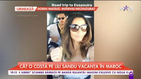 Cât o costă pe Lili Sandu vacanța în Maroc? Cei doi porumbei se relaxează într-un resort de 5 stele