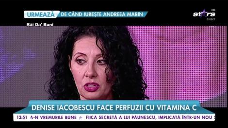 Mama Antoniei, preocupată cu sănătatea. Denise Iacobescu face perfuzii cu vitamina C