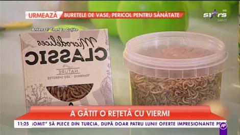Concurentul care i-a surprins pe jurații de la „Chefi la cuțite”. Acesta a gătit o rețeta cu viermi