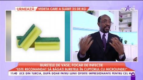 Adevărul îngrijorător! Buretele de vase conține mai mulți microbi decât vasul de toaletă: "Bucătăria este cea mai murdară parte a casei"
