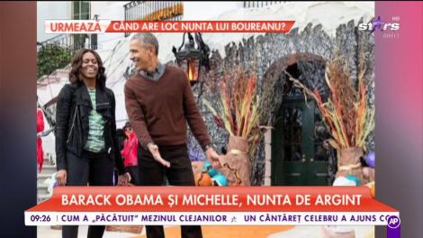 Barack Obama și Michelle, nuntă de argint. 25 de ani de iubire într-o singură fotografie