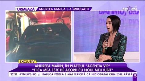 Andreea Marin, prima apariţie TV, după ce a fost surprinsă cu noul iubit: "Sunt fericită şi liniştită"