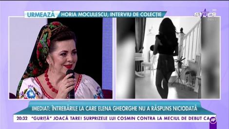 Nepoţica Elenei Gheorghe, pentru prima oară la TV