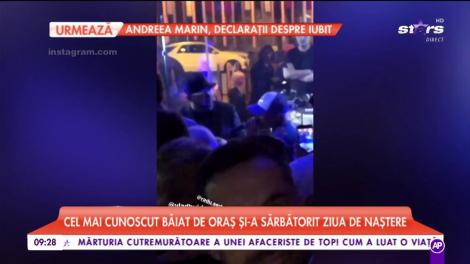 Cel mai cunoscut băiat de oraș și-a sărbătorit ziua de naștere. Codin Maticiuc a petrecut până dimineață