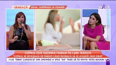 Copilul este oglinda familiei în care trăiește: „Copiii imită tot ce văd în familie”