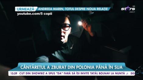 Adi Sînă, experienţă neplăcută! Adi: "O să vă arăt cum se petrec 12 ore într-un avion"