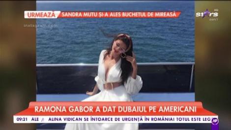 O zi din viața Ramonei Gabor. Cine este milionarul care o răsfață