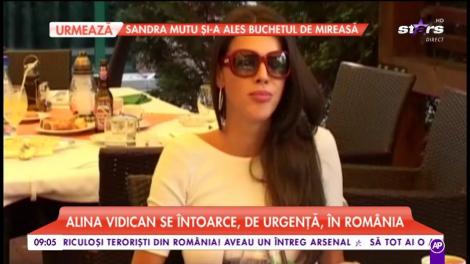 Alina Vidican se întoarce, de urgență, în România! Motivul principal este Cristi Borcea