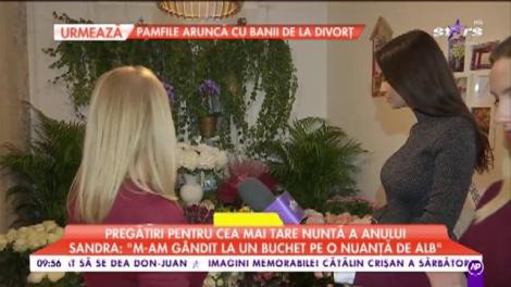 Sandra și Andrian Mutu fac ultimele pregătiri pentru cea mai tare nuntă a anului. Sandra:„Nu-mi doresc un buchet înalt”