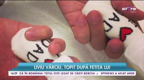 Liviu Vârciu, topit după fetița lui, Anastasia e deja vedetă pe online