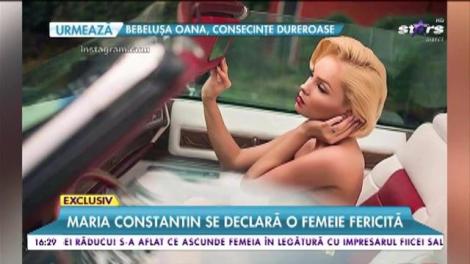 Maria Constantin se declară o femeie fericită! Primul interviu după ce a depus actele de divorţ