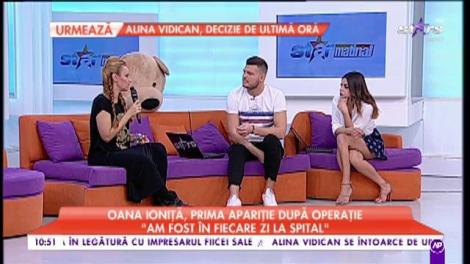 Oana Ioniță, prima apariție dupa operație: „Am fost în fiecare zi la spital”