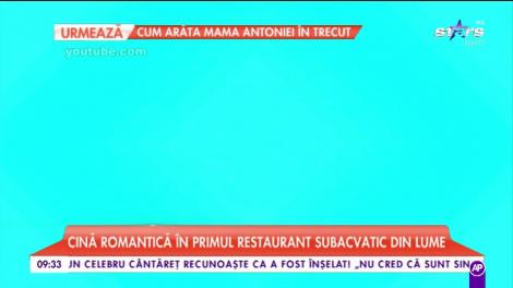 Mădălina Ghenea și Matei Stratan, cină romantică în primul restaurant subacvatic din lume