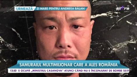 Un samurai multimilionar a ales România! S-a stabilit la Bucureşti de dragul unei românce