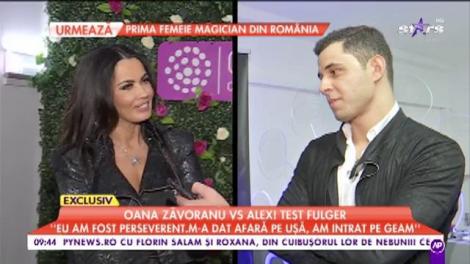 Oana Zăvoranu şi Alex au fost supuşi unui test fulger!
