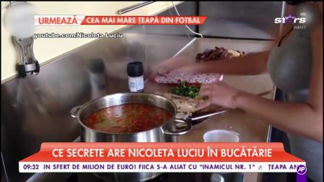 Nicoleta Luciu a gătit o ciorbă de legume