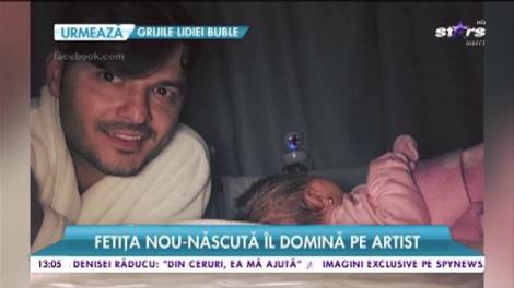 Fetiţa lui Liviu Vârciu l-a făcut pe prezentator să se răzgândească, deşi era foarte hotărât că el nu va schima scutece