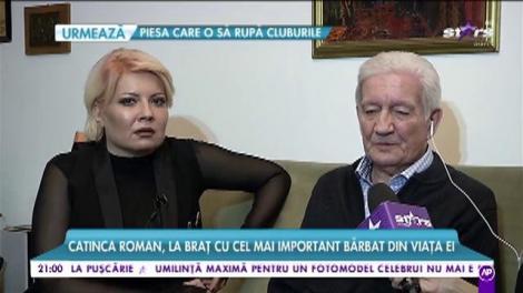 Zi importantă pentru Catinca Roman. Tatăl vedetei împlinește 85 de ani.
