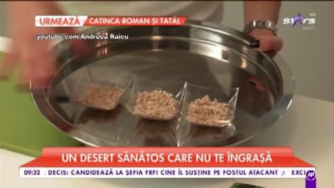 Andreea Raicu pregătește Cheesecake raw cu lămâie. Un desert sănătos care nu te îngrașă