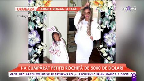 Beyonce, aroganță de star. I-a cumpărat fetiței rochiță de 5000 de dolari
