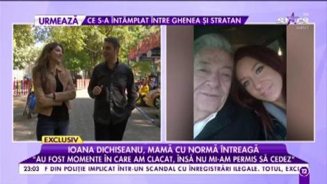 Ioana Dichiseanu, mamă cu normă întreagă: ”Intenționez să mă ocup doar de creșterea fiicei mele”