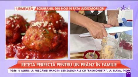 Ralu găteşte "Chifteluţe de năut cu sos de roşii aromat"