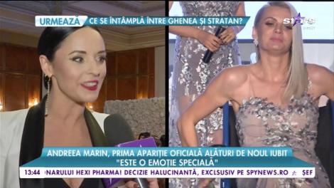 Andreea Marin, prima apariţie oficială alături de noul iubit! "Este o emoţie specială"