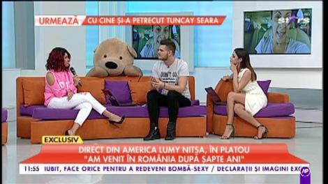 Lumy Nitsa a venit direct din SUA în platoul de la Star Matinal! "Mi-ar plăcea să devin actriţă de comedie"