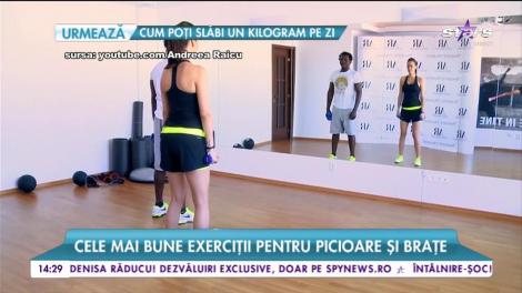 În sala de fitness cu Andreea Raicu