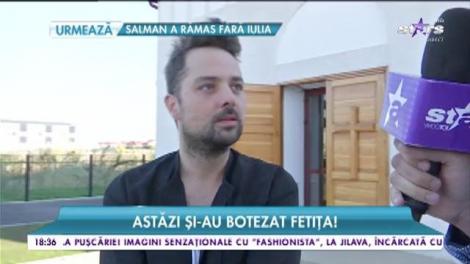 Emoții pentru Anamaria Ionescu și Tudor de la Fly Project, după ce şi-au boteza micuța