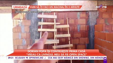 Dorian Popa este pus pe fapte mari. Artistul vrea să se mute cât mai repede în noua locuință