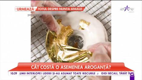 Cât costă cea mai scumpă gogoașă din lume. Este poleită cu aur