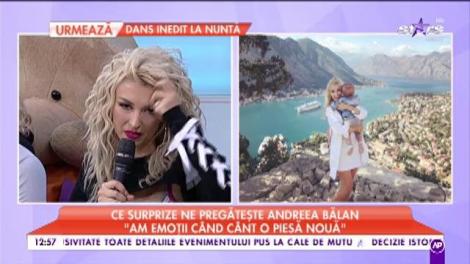 Cum se împarte Andreea Bălan între copil și carieră: ”Ella este fascinată de pian”