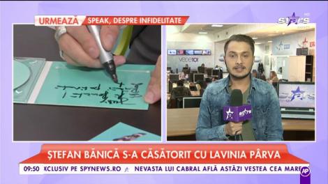 Veşti frumoase de la Ștefan Bănică! După şase ani de relaţie, juratul X Factor s-a căsătorit cu Lavinia Pîrva