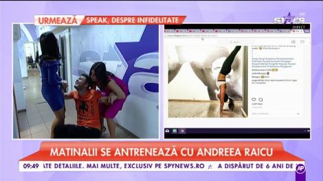 Răzvan Botezatu a stat în cap, în direct! La finalul exercițiului extrem ”matinalul” și-a pierdut echilibrul
