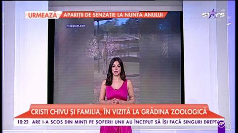 Cristi Chivu și familia, în vizită la grădina zoologică