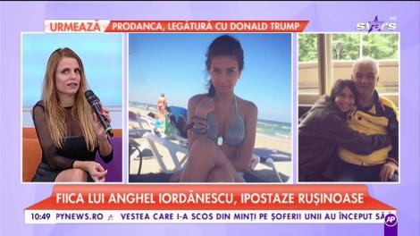 Fiica lui Anghel Iordănescu, surprinsă în ipostaze ruşinoase