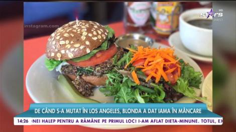 De când s-a mutat în Los Angeles, Alexandra Stan a dat iama în mâncare. Artista a devenit fan fast-food