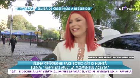Bebelinda e istorie! Numele ales de Elena Gheorghe pentru fetița sa e de-a dreptul special! Micuța cântăreței a fost botezată