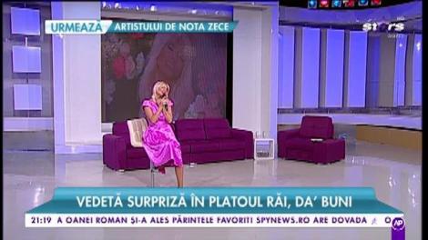 Vedetă surpriză în platoul Răi, da' buni. Ianna Novac interpretează noua ei piesă
