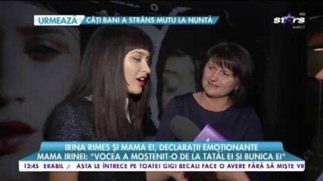 Irina Rimes și mama ei, declarații emoționante: "Am avut o copilărie foarte fericită. Am copilărit la țară"