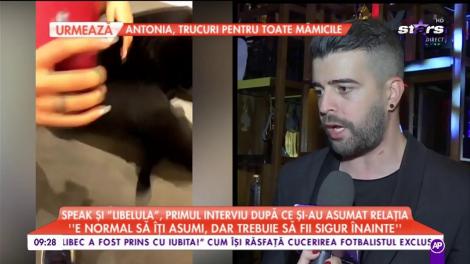 Speak și „Libelula”, primul interviu după ce și-au asumat relația: „L-am cunoscut într-un cerc de prieteni”