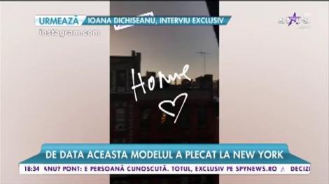Alice Peneacă îmbină utilul cu plăcutul, de data aceasta modelul a plecat la New York